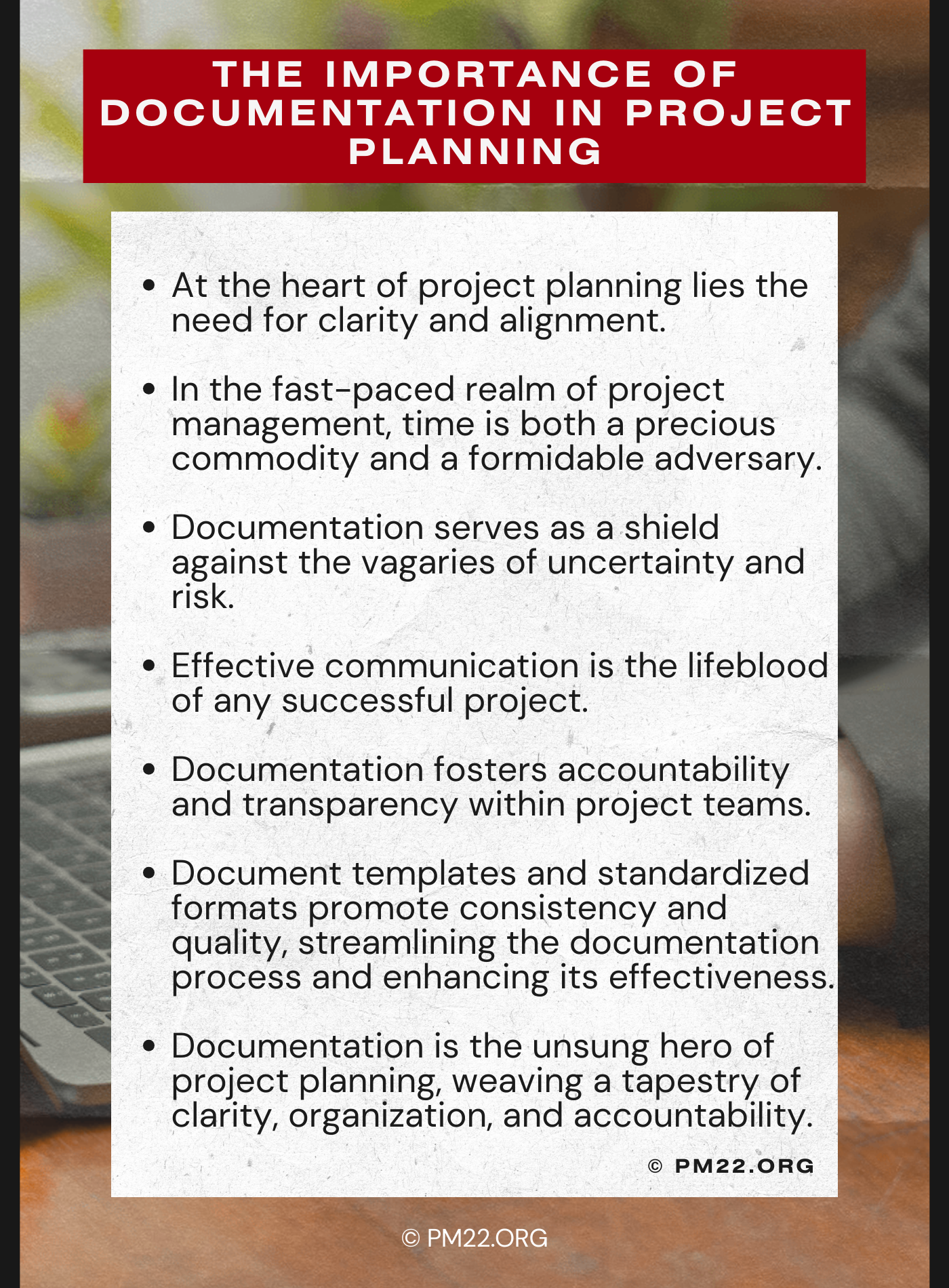 The Importance of Documentation in Project Planning