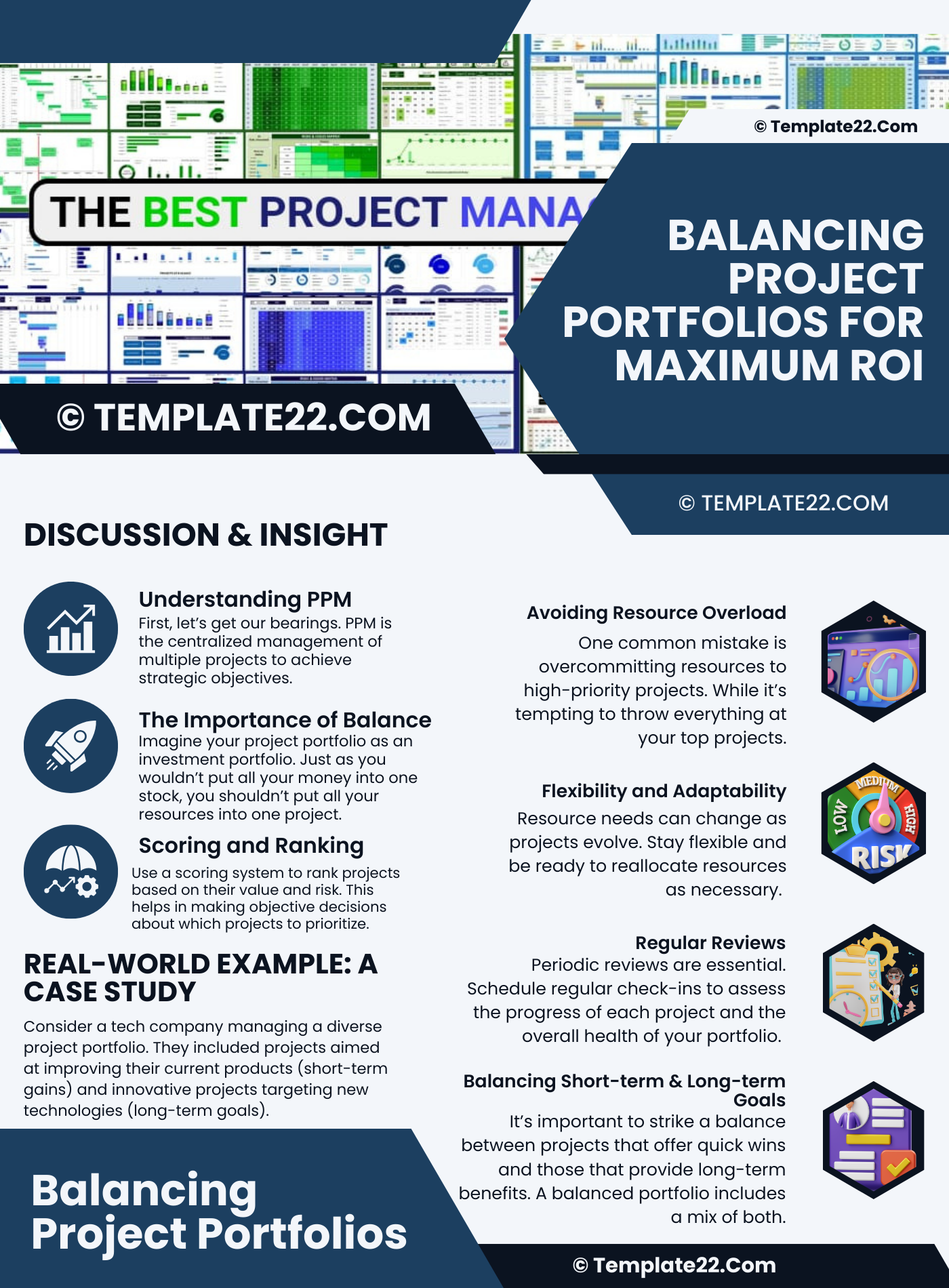 Balancing Project Portfolios for Maximum ROI